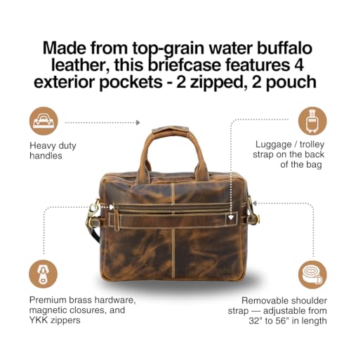 Buffalo Leather Pilot Bag3
