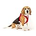 Vest Harness curli Clasp Softshell Red S