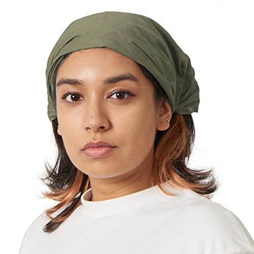 CHARM Damen Sommer Kopftuch Bandana - Haarband Aus Baumwolle Mit Gummizug...
