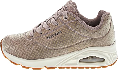 Skechers Baskets Uno-Disco Nite pour Femme, Or Rose, 38 EU