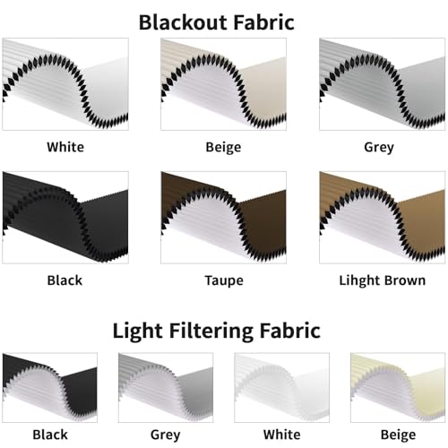 Image of MYshade Custom Drill Free Blinds, No Drill No Tools Cellular Window Shades, Cordless Blackout Blind for Indoor Windows, Easy to Install Honeycomb Shades & Blinds, Grey