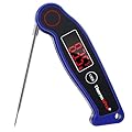 ThermoPro TP19 Waterproof Digital Meat Thermometer for Grilling with Ambidextrous Backlit & Thermocouple Instant Read Thermometer Kitchen Cooking Food Thermometer for Candy Water Oil BBQ Grill Smoker