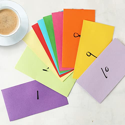 Granhoolm 200 Pack Large Cash Envelopes 3.5 X 6.5 Inch,Money Envelopes For Cash,Cash Envelopes For Savings Plan,Cash Envelopes For Budgeting(Color) #TOP6