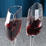 Juego de 2 copas de vino de 140 ml, reutilizables, creativas y portátiles, multifuncionales, grandes y largas, para cumpleaños, Navidad, vacaciones familiares