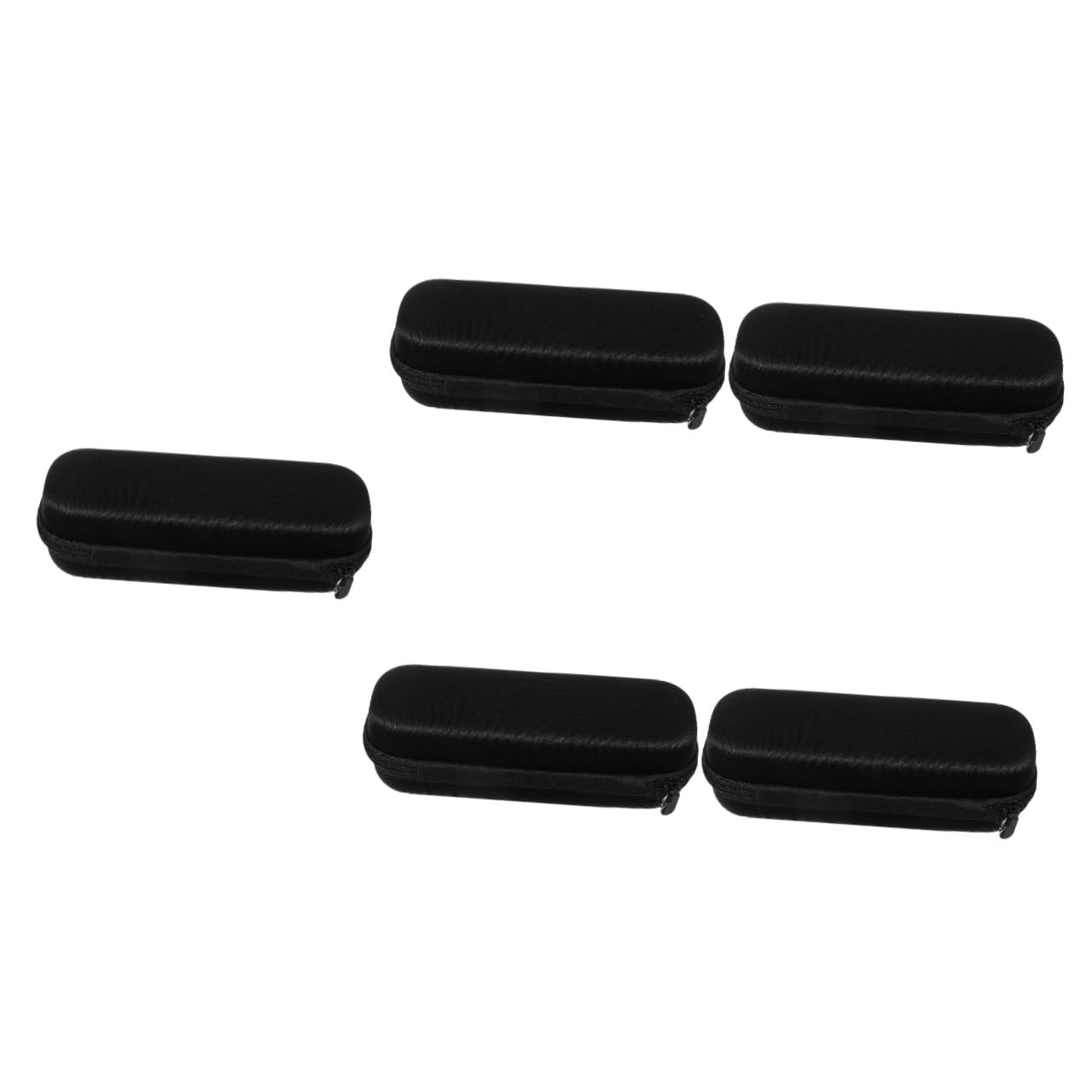 VALICLUD 5 Pezzi Porta di viaggio per spazzolino Titolare Porta di spazzolino da denti supporto magnetico parete porta spazzolino custodie per spazzolini da viaggio Caso di eva Nero