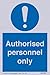 Produktbild Nur autorisiertes Personal