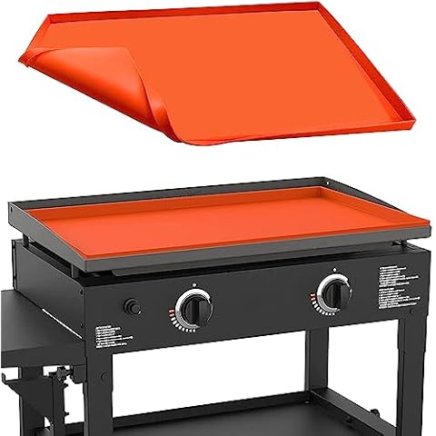 28" Silicone Griddle Mat for Blackstone 28 Inch Griddle, Heavy Duty Food Grade Silicone Griddle Cover, Protect Your Griddle from Dirt & Rust All Year Round Cover