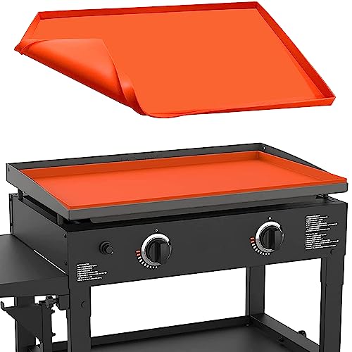 28 Silicone Griddle Mat for Blackstone 28 Inch Grill Heavy Duty Food Grade Silicone Griddle Cover Protect Your Grill from Dirt & Rust All Year Round