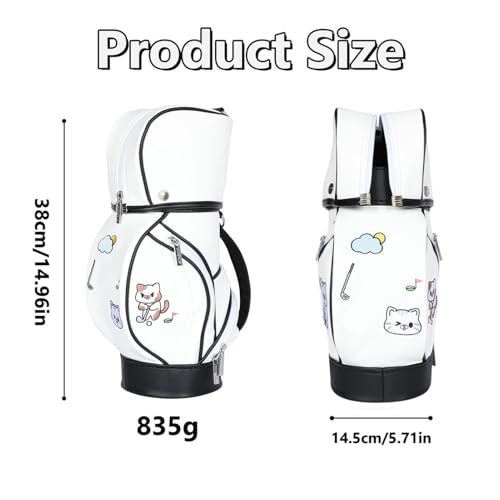 Sac chariot de golf pour femme compact et léger avec bandoulière