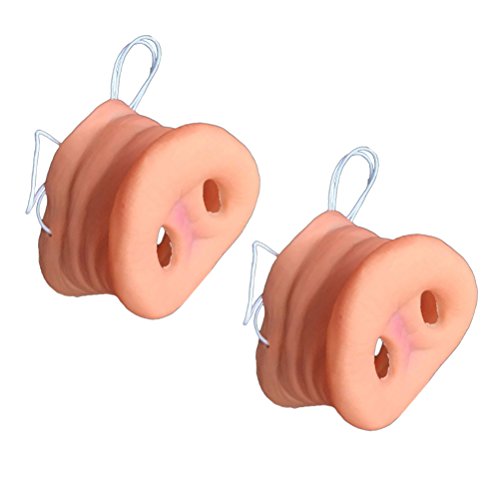 YeahiBaby Schwein Nase Maske mit Gummiband, interessante Tier Maske für Party, Satz von 2 Stück