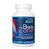Dr. Colbert, MD Brain Zone Advanced | by Divine Health | Lions Mane | Tyrosine | DIM | 120 Capsules | 30 Servings