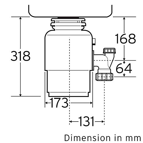 InSinkErator 77970H Modello 56 Tritarifiuti