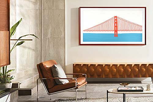 Samsung The Frame Rahmen 85 Zoll (VG-SCFA85WTBXC) in Modern Wei&szlig; [2021]