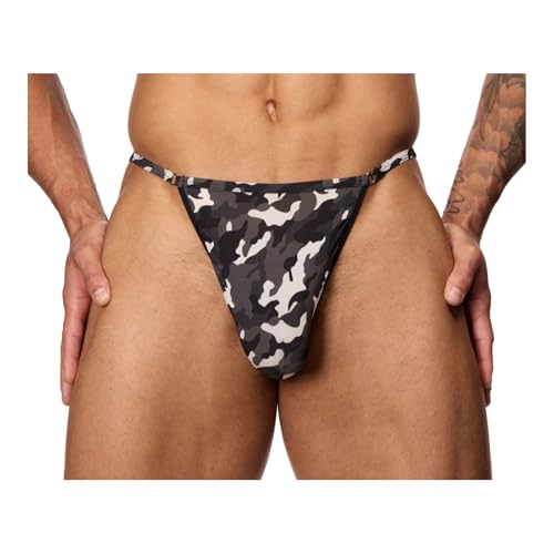Body Aware Wild Side Men's Strappy Thong with Contoured Pouch - Sexy Men's Underwear3