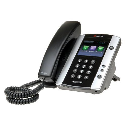 Polycom VVX 501 Corded Business Media Phone System - 12 Line PoE - 2200-48500-001 - AC Adapter Not Included - Replaces VVX 500 (Renewed)