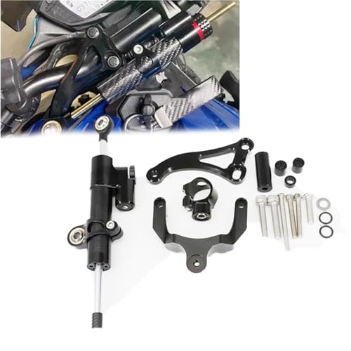 Amortisseur de direction pour Suzuki GSX-S750 finition usinée CNC aluminium noir
