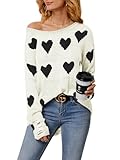 Material: Der lockere Herbst- und Winterpulli für Frauen ist aus hochelastischem Stoff gefertigt, der sich weich und bequem anfühlt.