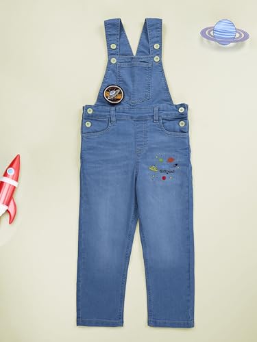 Image of KiddoPanti Boys Denim Dungaree Pant