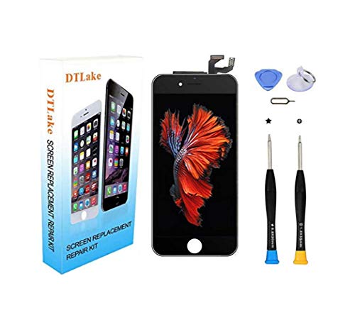 Premium Screen Replacement, Compatible iPhone 6S Plus 5.5inch (Model A1634, A1687) LCD Replacement Screen with 3D Touch Screen Digitizer Fram Assembly Full Set + Free Tools (Black)