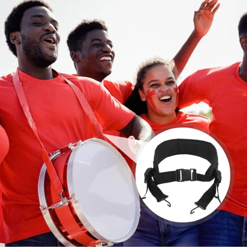Supvox Snare-drum-gurt Trommelgurt Trommelzubehör Snaredrum-tragegurt Tragegurt Für Djembe-trommeln Handtrommel-tragegurt Snaredrum-halsgurt Kleine Trommel Snare-gürtel Metall