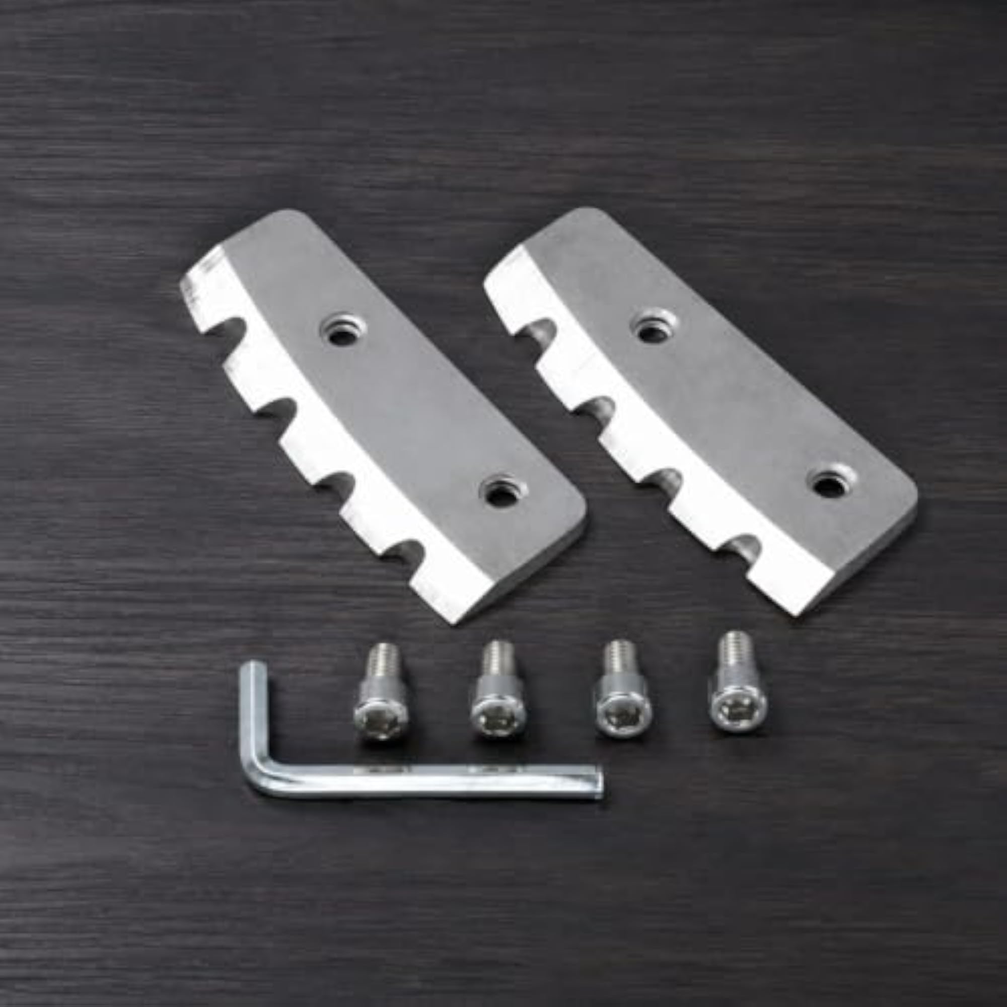 2 Pieces Sharp Serrated Ice Auger Replacement Blade