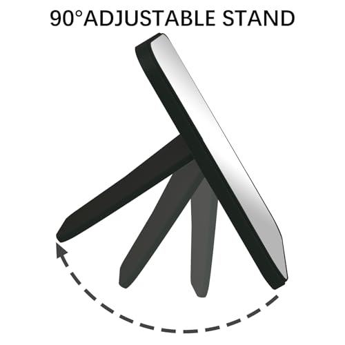 Espejo de maquillaje rectangular plegable de 8 pulgadas miniatura 3