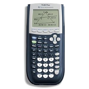 Texas Instruments TI-84 Plus Graphics Calculator, Black 320 x 240 pixels (2.8″ diagonal)