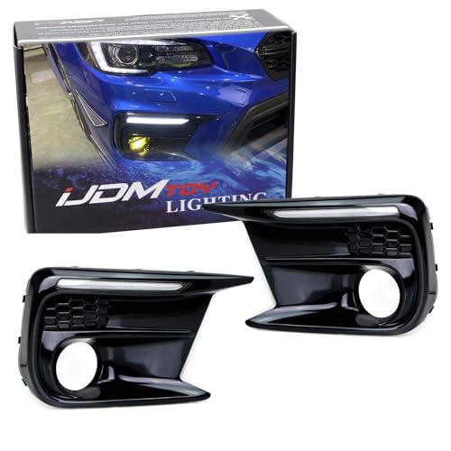 Luces LED diurnas dinámicas secuenciales para Subaru WRX 2018-21 miniatura 1