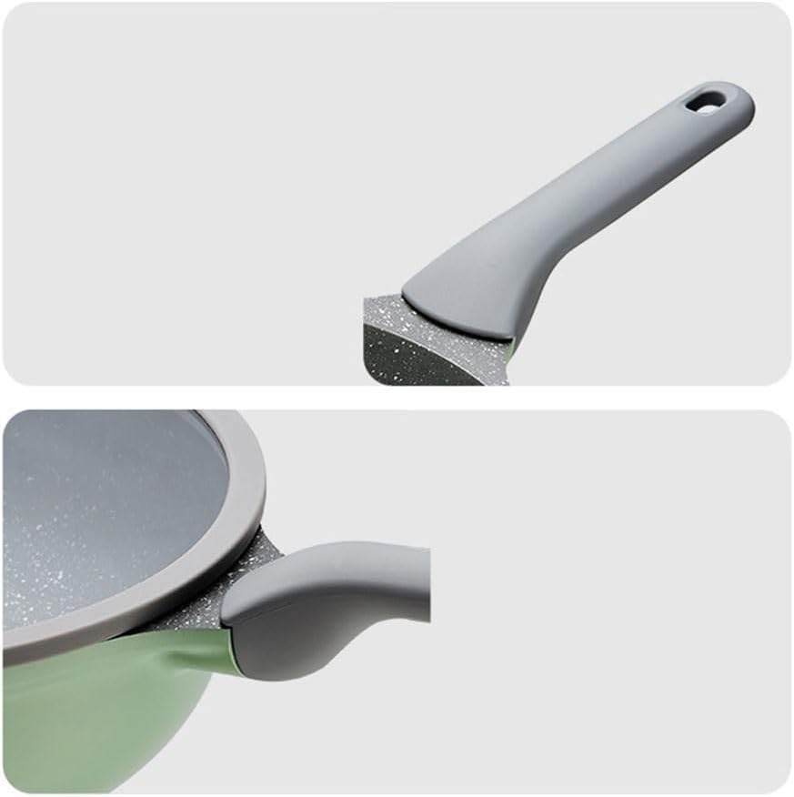 Micro Pressure Wok Rice Stone Coating Non-stick Wok Web Red Super Light Wok Wok