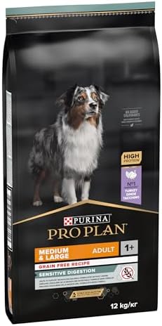 Purina Pro Plan Sensitive Digestion, Medium Large Adult Grain Fre...