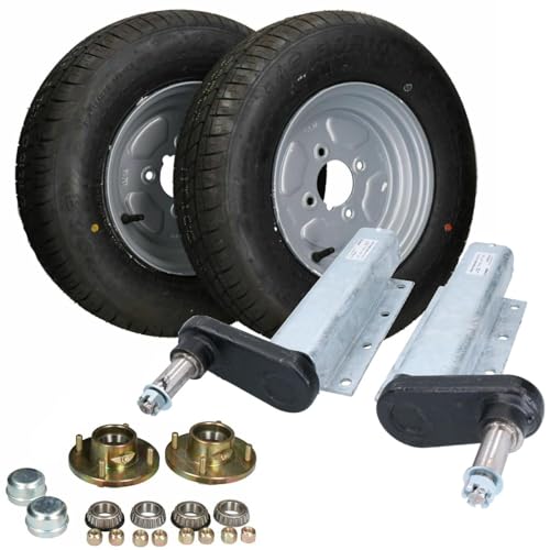 AB Tools 750kg Trailer Suspension Units Wheels Tyre 145 x 10 4PLY 4