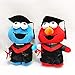 LMHH Anime Barrio Sésamo Elmo Y Oscar The Grouch Frog Peluche Dr. Peluche Gorro Vestido Muñeca Juguetes para Niños Regalo 35Cm 2 Uds