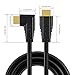 CableCreation 3ft 4K HDMI Cable, Left Angle 90 Degree, 4K@60HZ Ultra HD Support, Male to Male Black