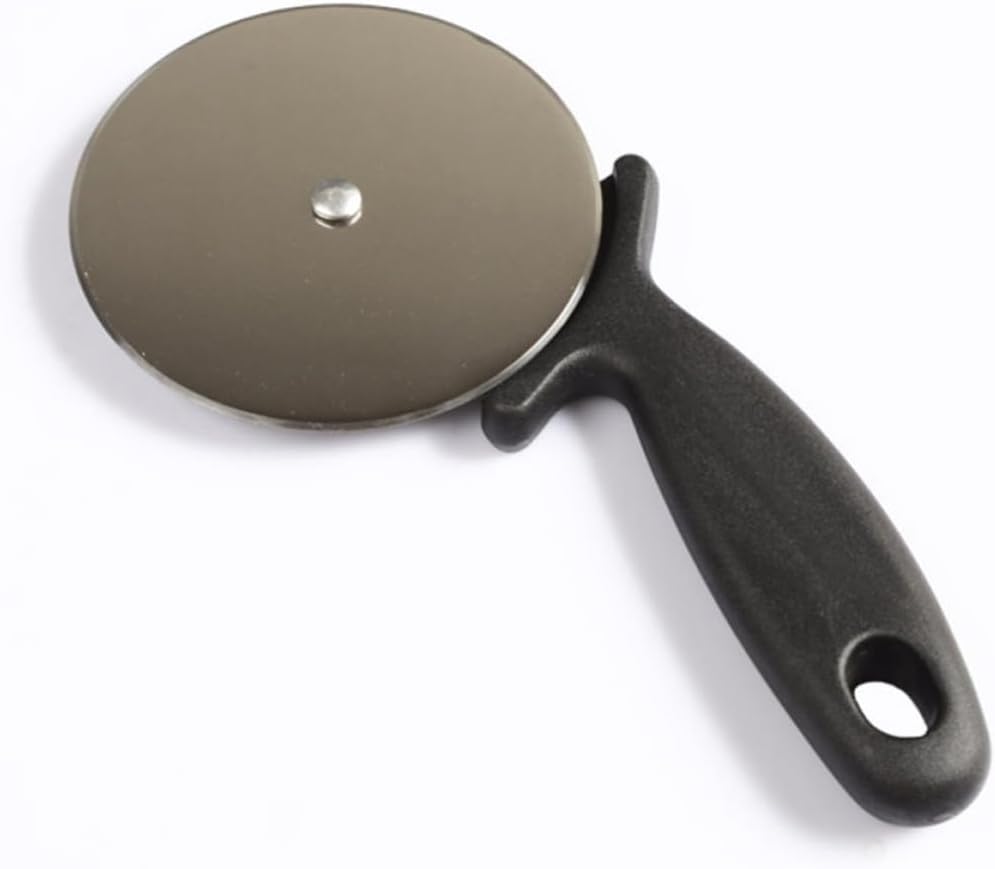 Stainless Steel Pizza Wheel Cutter Slicer Silver for Home Chefs