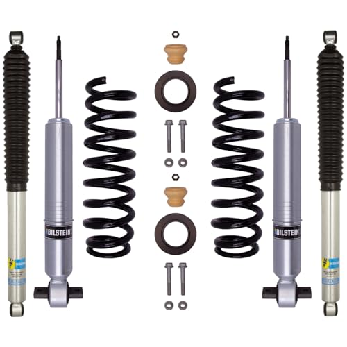 TrendsAuto 6112 Front Suspension Kit with Pair of 5100 Rear Shocks fits 2021 2024 F150 Lariat 4WD V6 3.5L EcoBoost Engine Crew Cab with 0-1