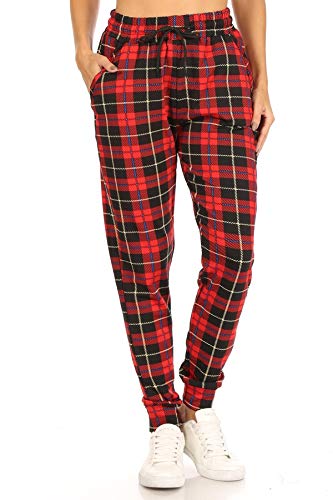 Image of Leggings Depot Premium Jogger Women's Popular Print High Waist Track Pants(S-XL)