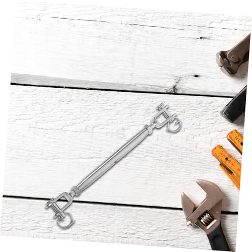 ABOOFAN 2Pcs Tensores Cerrados Cuerpo Quijada en Acero Inoxidable para Cable de Acero con Alta Durabilidad y Resistencia a la Corrosión miniatura 6
