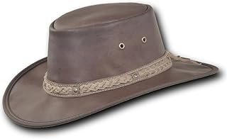 Hats Crackle Kangaroo Leather Hat - Item 1018