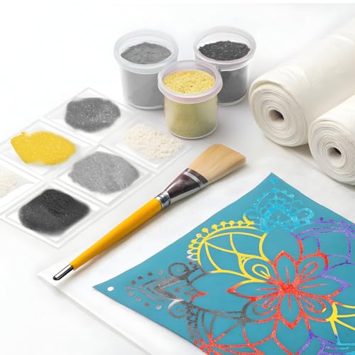 Heigble 6 Pcs 0.5 Ounce Glitter Embossing Powder Set for DIY Crafts Greeting Cards Making Scrapbooking Wedding Invitations (Dark)
