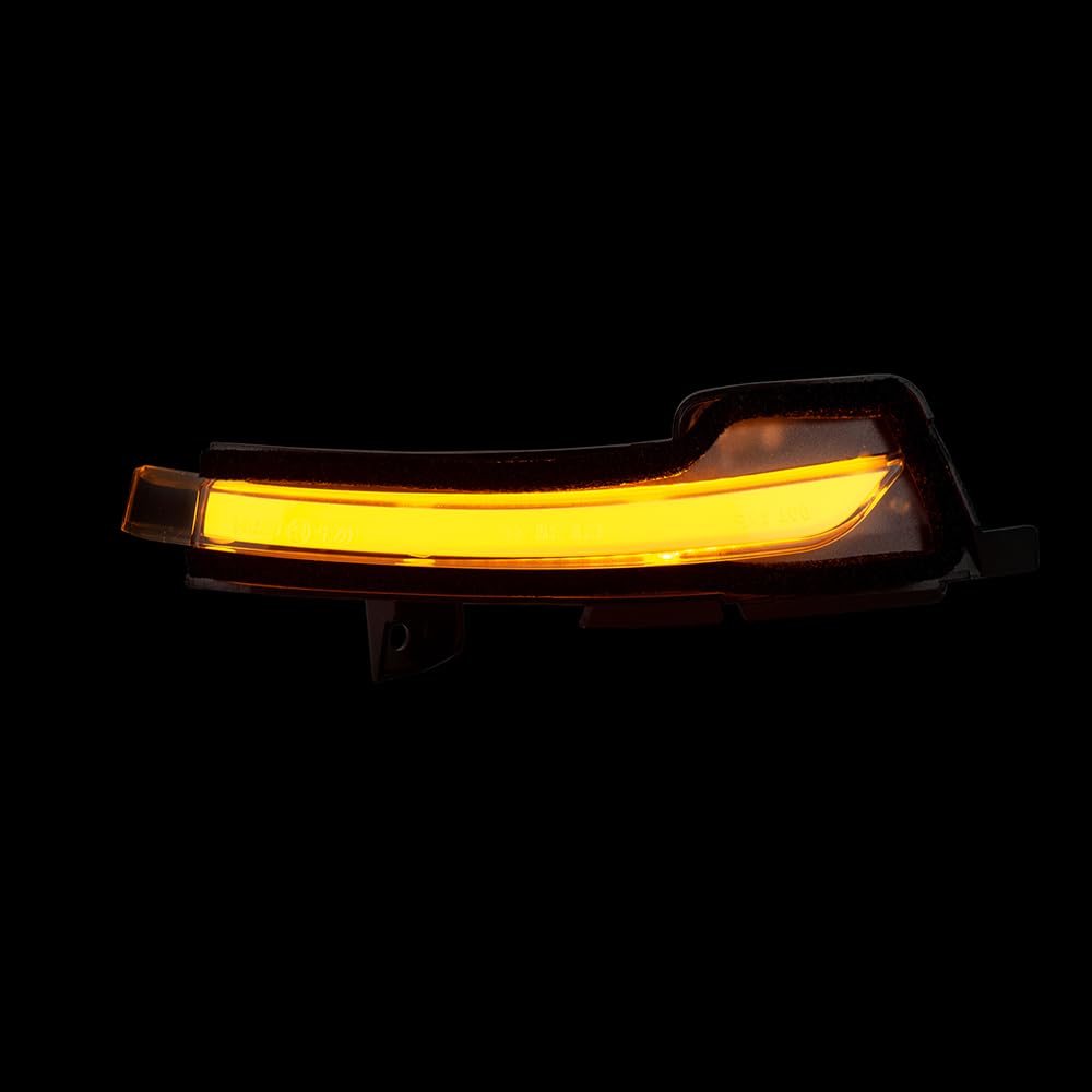 2 sztuk dla Ford Mustang S550 2015 LHD samochód dynamiczny włączony kierunkowskaz migacz sekwencyjne boczne lampy lustrzane światła(Smoked lens)