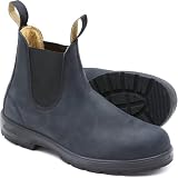 BEDGMDEG Women'S Waterproof Block Heel Slip-On Retro Ankle Boots Comfortable Round Toe Chunky Platform Non-Slip Work Chelsea Boots For Walking, Hiking, Outdoor (gray,8)