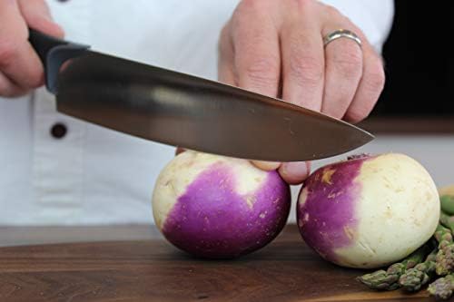 Sabatier Professional L'Expertise Kitchen Large Chefs Knife - 20cm High Graded Chrome Molybdenum Stainless Steel, Finely Ground Razor Sharp Blades. Ergonomic Soft Grip Handle. 20 Year Guarantee