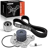 A-Premium Engine Timing Belt Kit & Water Pump Compatible with Honda Civic 1996-2000, Civic del Sol 1996-1997, 1.6L