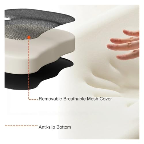 Coussin de siège ergonomique d'exception en mousse à mémoire de forme creuse - 5
