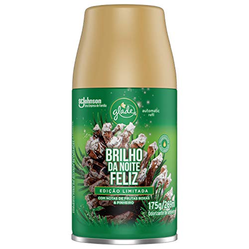 Desodorizador Glade Automatic Spray Refil Noite Feliz Ed. Ltda 269Ml