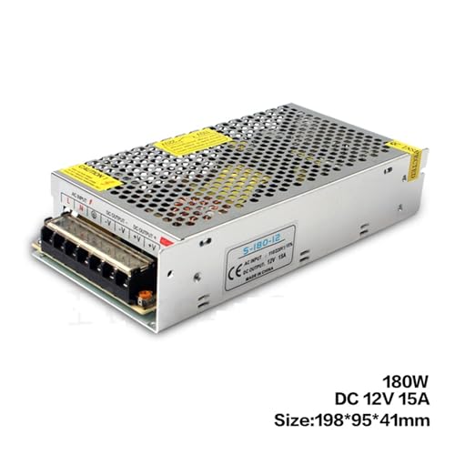 Transformador LED 12V y adaptador AC 220V a DC 12V para tiras de luces 7