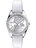  s.Oliver Damen-Armbanduhr XS Valentines Analog Quarz Leder SO-2856-LQ