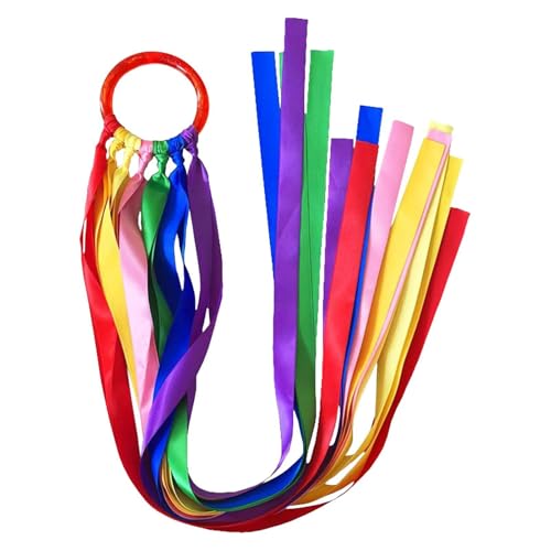 Cintas de baile | Juguetes girando arco iris | Banderinas de muñeca | Para concursos de ballet al aire libre, celebración de vacaciones preescolares, accesorio de fotografía, espectáculo de talentos