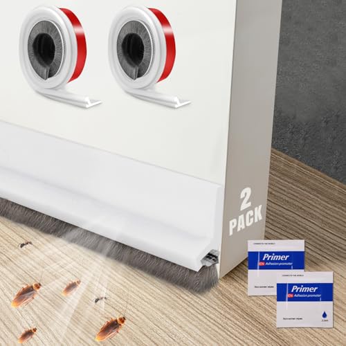 Selbstklebender Türdichtung Zugluftstopper mit Schallschutz...