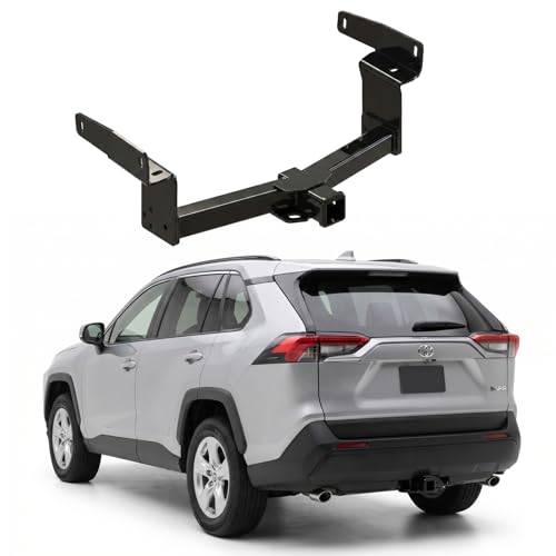 Rear Trailer Hitch for Jeep Grand Cherokee 2011-2022 Heavy Duty Class 3 Tow Hitch with 2 Inch Receiver - 6 000 LBS Max GTW Bolt-On No Cutting No Drilling No Removal (19-23 Toyota RAV4)